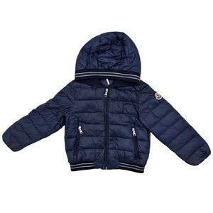 Moncler Navy Kids Puffer Jacket